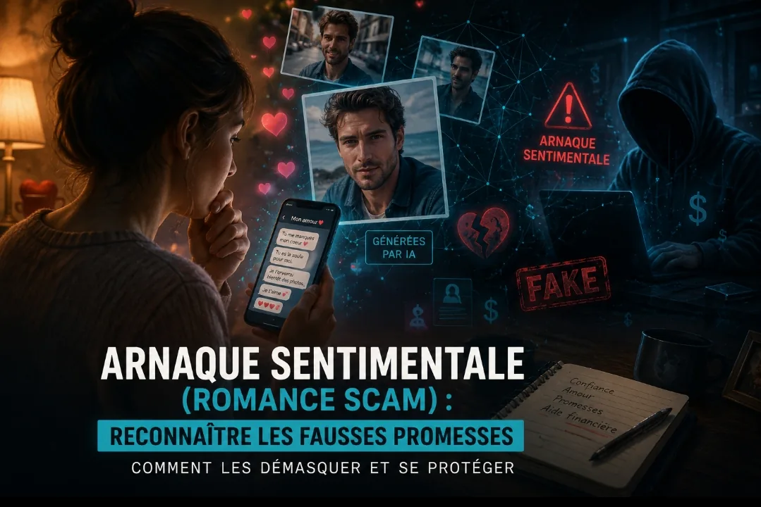 Arnaque sentimentale (romance scam) : reconnaître les fausses photos